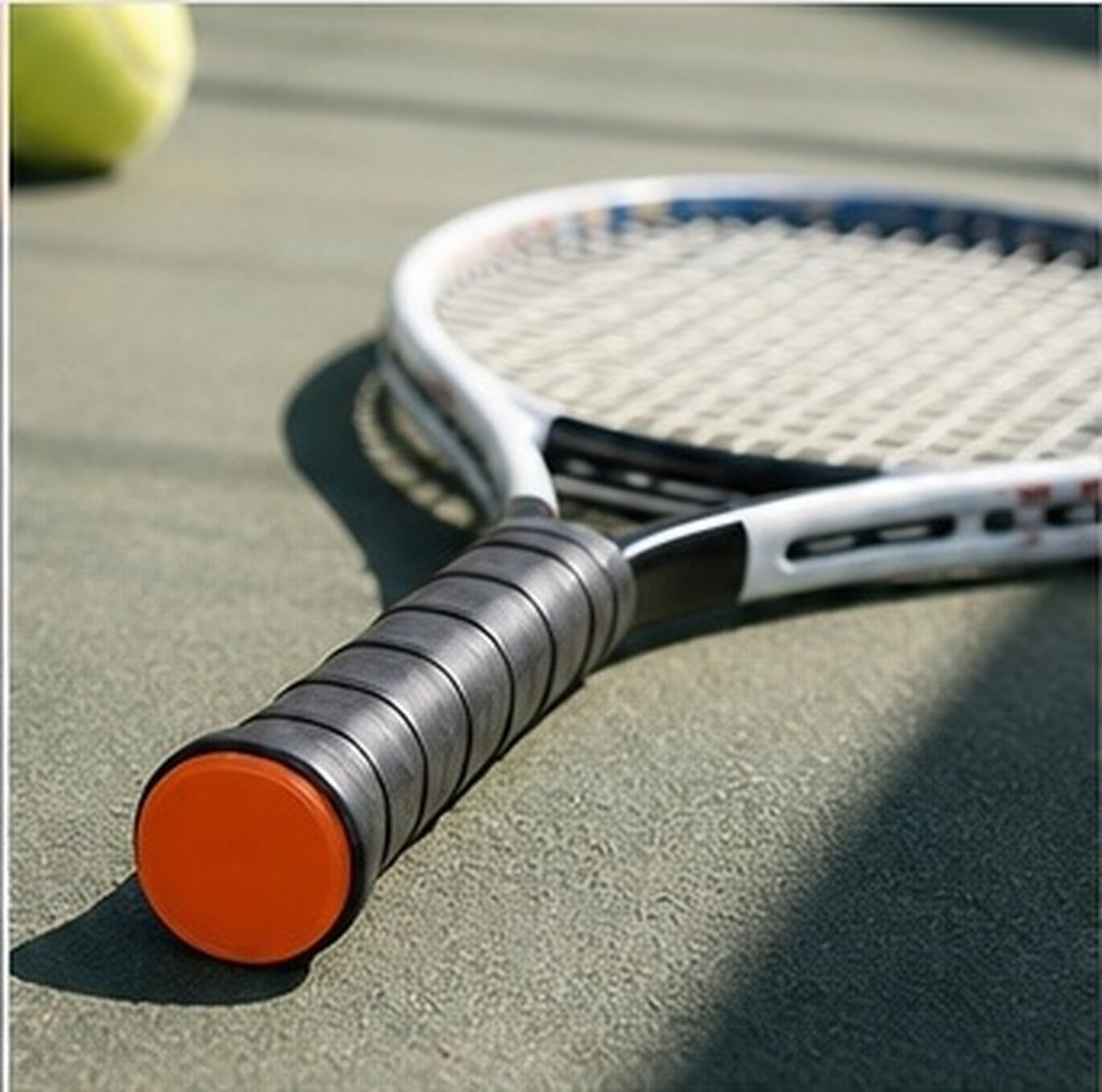 Badminton Racket Carbon - Silikonowa nakładka na rękojeść rakiety do