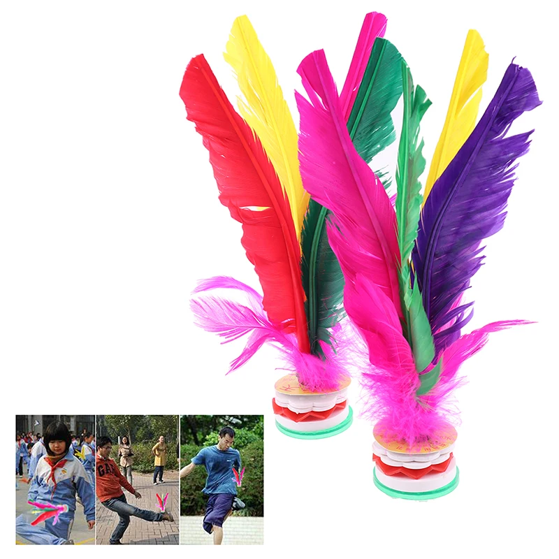 Feather Shuttlecock - 2 szt. Jianzi – piłeczka do