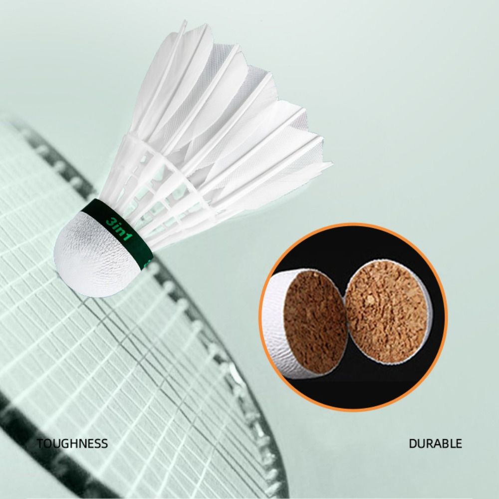 3/6/12 sztuk profesjonalna lot – Feather Shuttlecock recenzja i cena